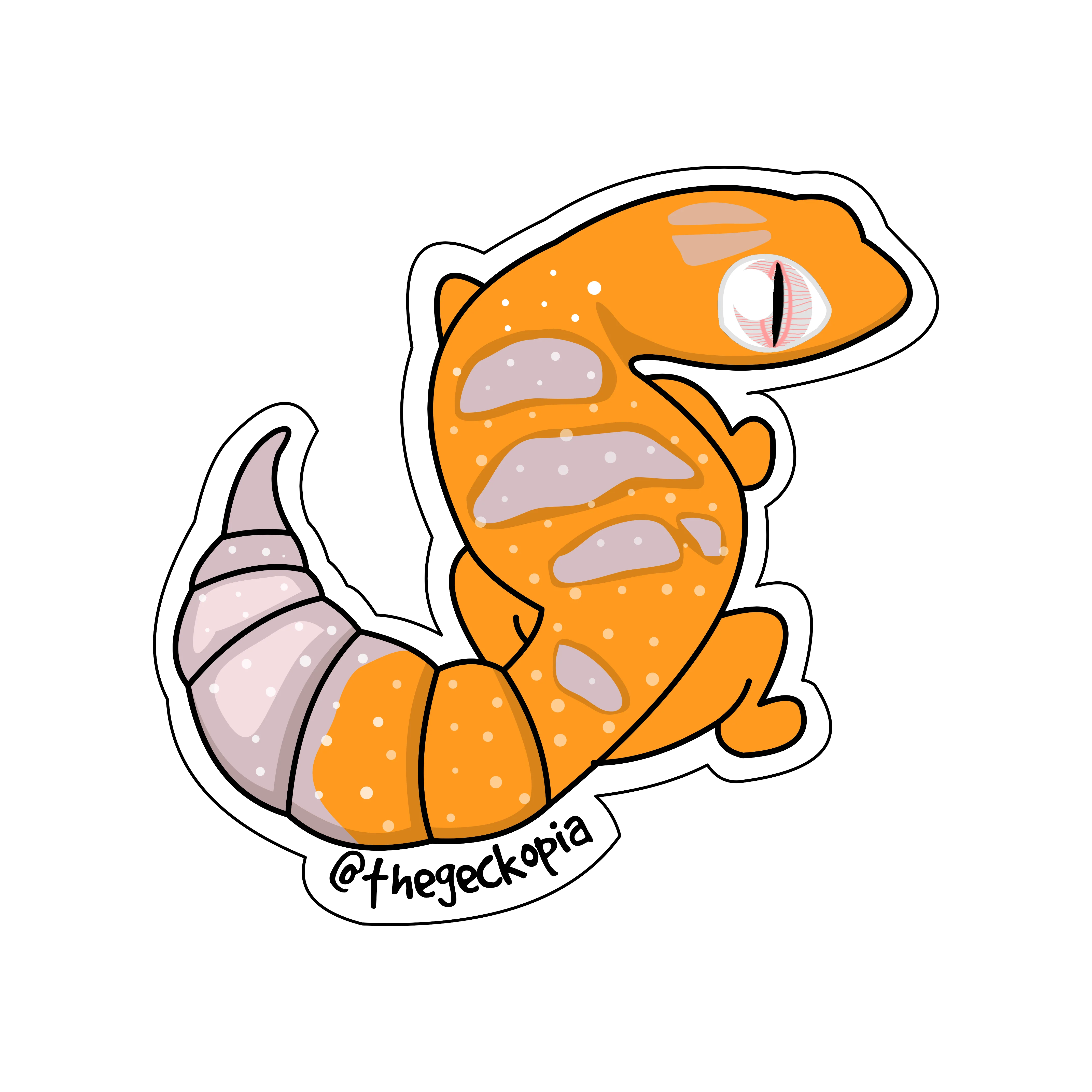 Leopard Gecko Morph Sticker/ Decals - Image 14